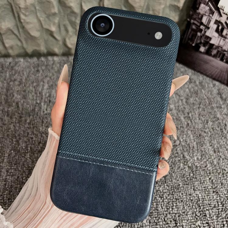 Stitching Cloth MagSafe Magnetic PC Hybrid PU Phone Case