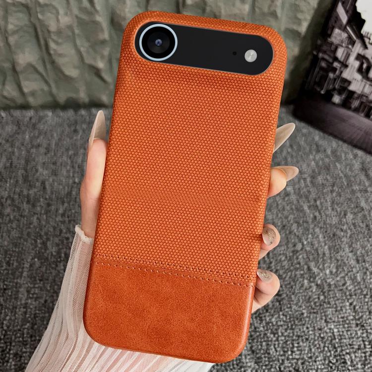 Stitching Cloth MagSafe Magnetic PC Hybrid PU Phone Case