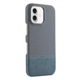 Stitching Cloth MagSafe Magnetic PC Hybrid PU Phone Case