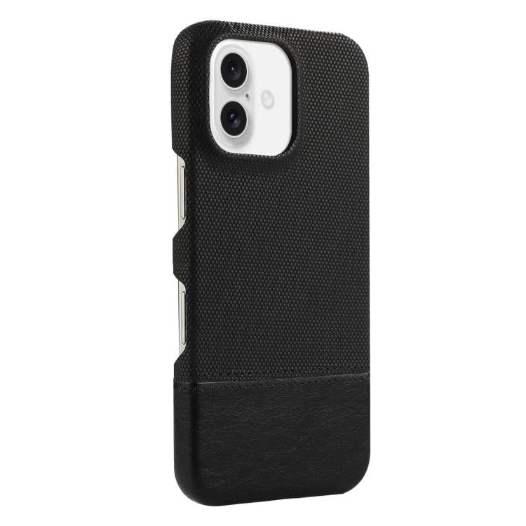Stitching Cloth MagSafe Magnetic PC Hybrid PU Phone Case