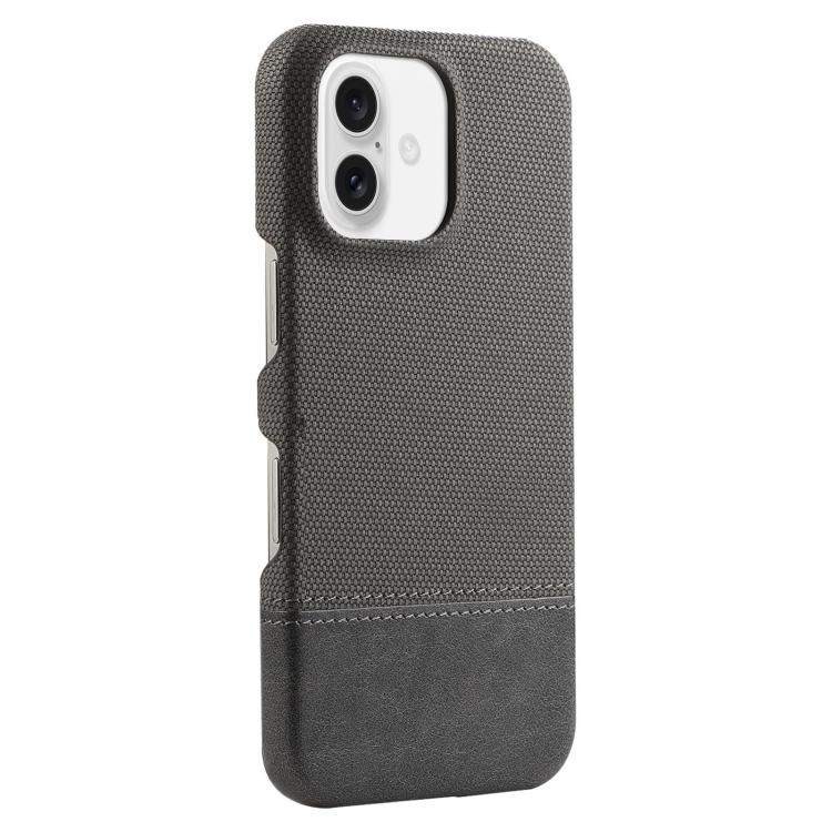 Stitching Cloth MagSafe Magnetic PC Hybrid PU Phone Case