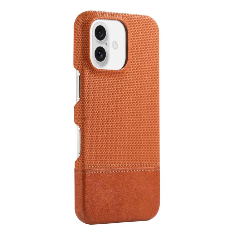 Stitching Cloth MagSafe Magnetic PC Hybrid PU Phone Case