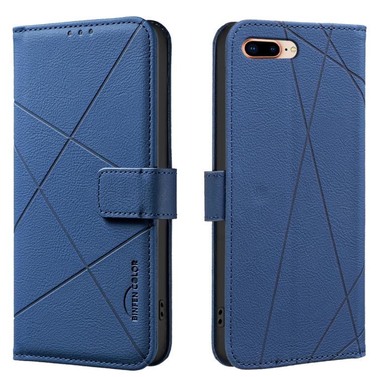 Geometric Pattern RFID Leather Phone Case
