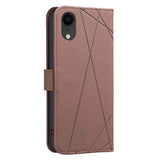 Geometric Pattern RFID Leather Phone Case
