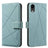 Geometric Pattern RFID Leather Phone Case