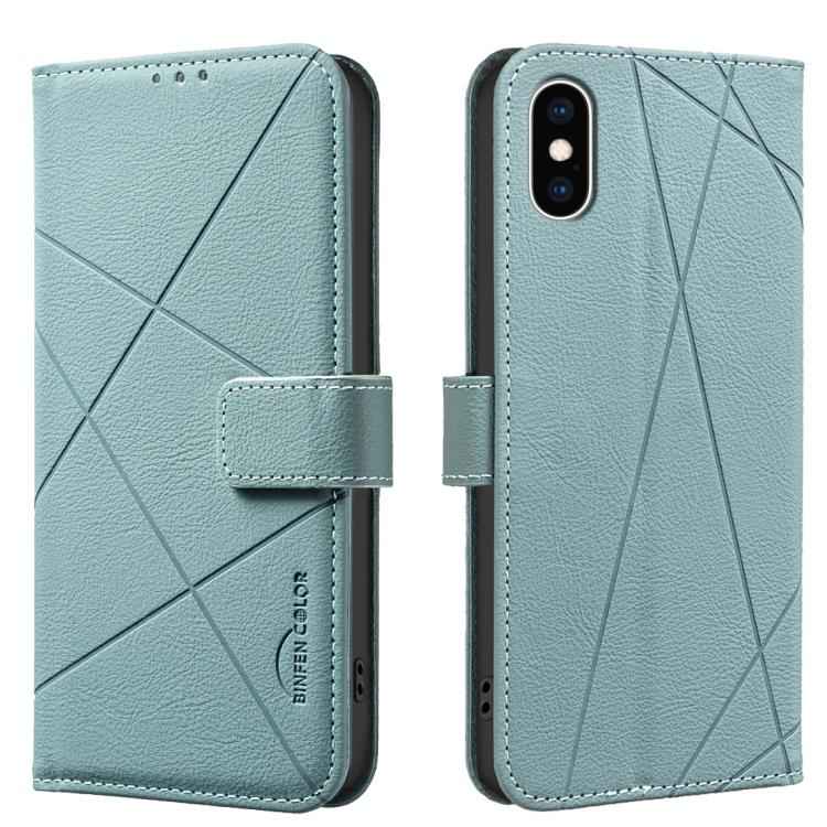 Geometric Pattern RFID Leather Phone Case
