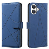 Geometric Pattern RFID Leather Phone Case