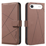 Geometric Pattern RFID Leather Phone Case