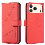 Geometric Pattern RFID Leather Phone Case