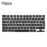 10pcs MacBook Keycaps Set A2681 A2941 A3113 A3114 - UK, Arabic, French, German, Italian, Spanish & More