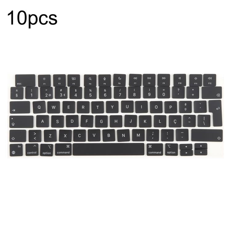 10pcs MacBook Keycaps Set A2681 A2941 A3113 A3114 - UK, Arabic, French, German, Italian, Spanish & More