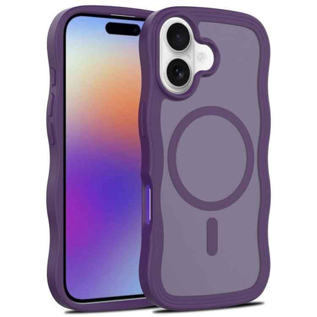 Skin Feel Wave Texture MagSafe Phone Case