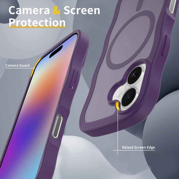 Skin Feel Wave Texture MagSafe Phone Case