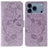 Rose Butterfly Embossed Leather Phone Case