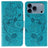 Rose Butterfly Embossed Leather Phone Case