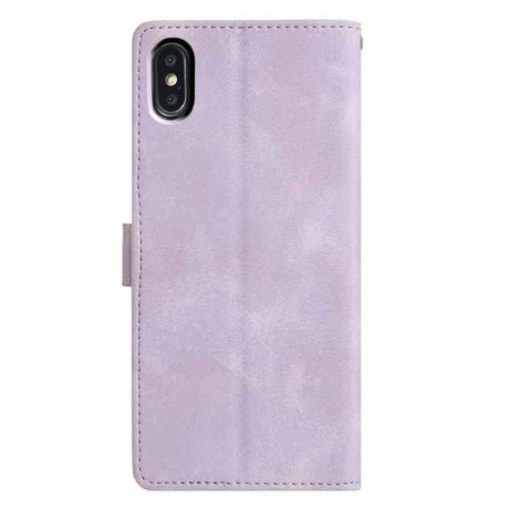 Triangles Embossed Leather Phone Case