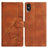 Triangles Embossed Leather Phone Case