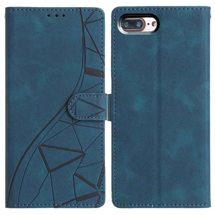 Triangles Embossed Leather Phone Case