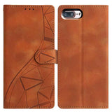 Triangles Embossed Leather Phone Case