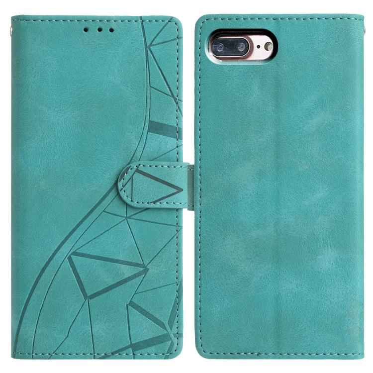 Triangles Embossed Leather Phone Case
