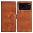Triangles Embossed Leather Phone Case