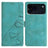 Triangles Embossed Leather Phone Case