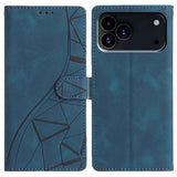 Triangles Embossed Leather Phone Case