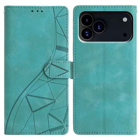 Triangles Embossed Leather Phone Case