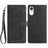 Skin Feel Embossed Feather Leather Phone Case