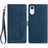Skin Feel Embossed Feather Leather Phone Case