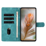 Skin Feel Embossed Feather Leather Phone Case