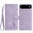 Skin Feel Embossed Feather Leather Phone Case