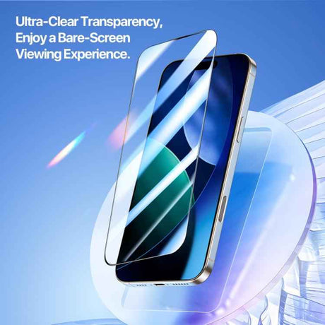 DUX DUCIS Roga Series 2.5D HD Fully Transparent Tempered Screen Protector with Dust Removal Quick-Attach Box