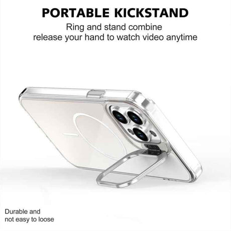 Gradient Discolor Lens Kickstand Magsafe Phone Case