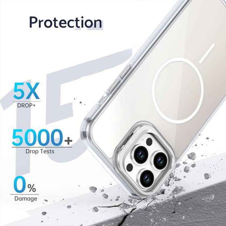 Gradient Discolor Lens Kickstand Magsafe Phone Case