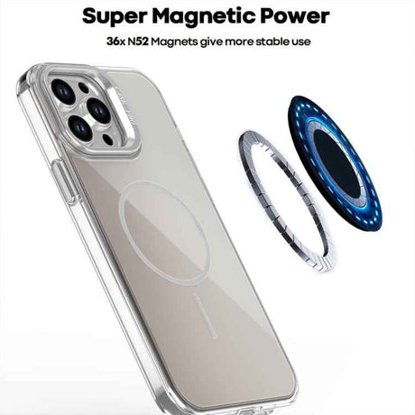 Gradient Discolor Lens Kickstand Magsafe Phone Case