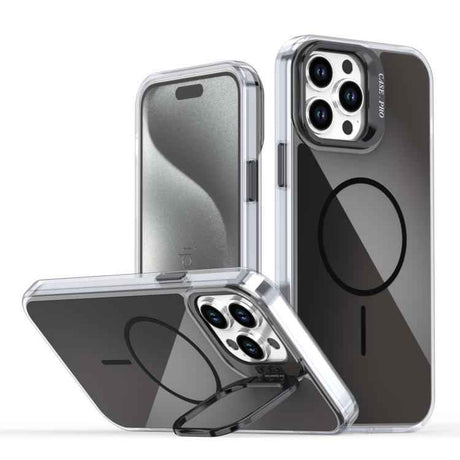 Gradient Discolor Lens Kickstand Magsafe Phone Case