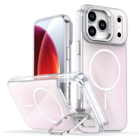 Gradient Discolor Lens Kickstand Magsafe Phone Case