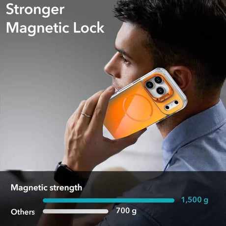 Gradient Discolor Lens Kickstand Magsafe Phone Case