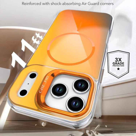 Gradient Discolor Lens Kickstand Magsafe Phone Case