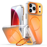 Gradient Discolor Lens Kickstand Magsafe Phone Case