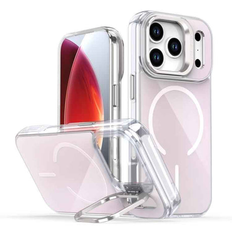 Gradient Discolor Lens Kickstand Magsafe Phone Case