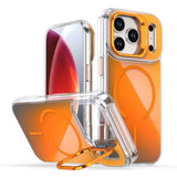Gradient Discolor Lens Kickstand Magsafe Phone Case