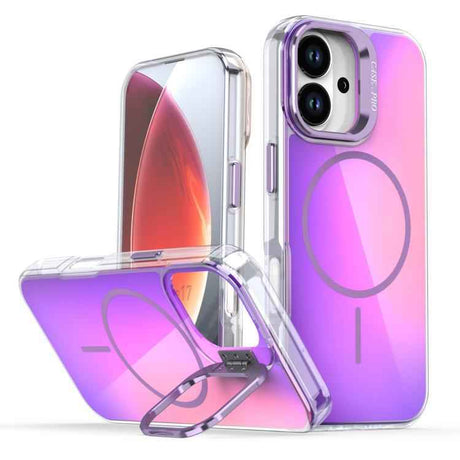 Gradient Discolor Lens Kickstand Magsafe Phone Case