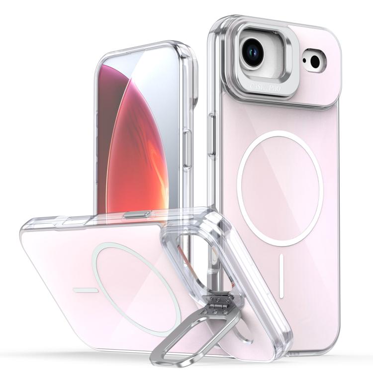 Gradient Discolor Lens Kickstand Magsafe Phone Case