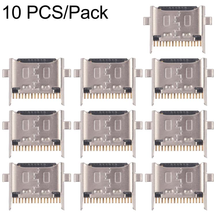 10pcs Original Charging Port Connector – Galaxy A06, S24 FE, Z Flip6, Z Fold6, M55 & More
