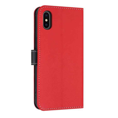 Metal Bow Leather Phone Case with Hand Strap