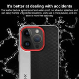 Camera Design Diamond Texture Leather PC Phone Case