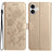 Rose Flower Embossing Pattern Leather Phone Case