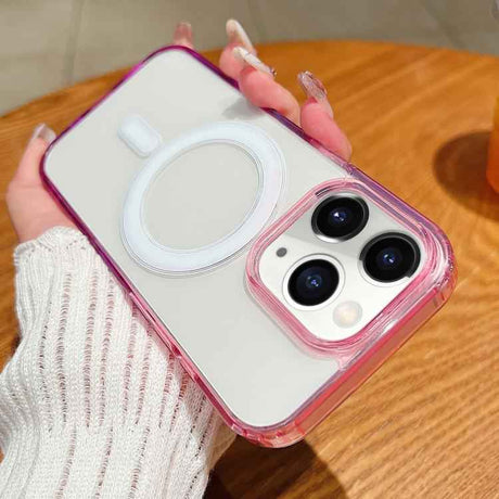 Contrast Color Gradient Transparent MagSafe Phone Case